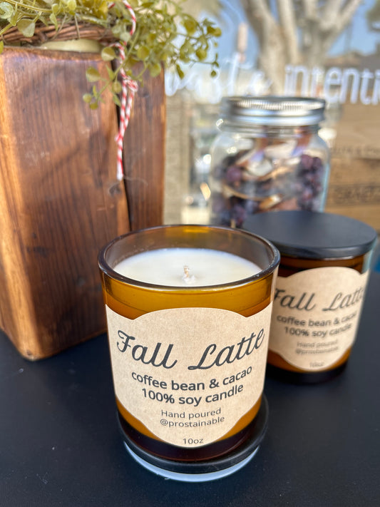 Fall Latte Candle