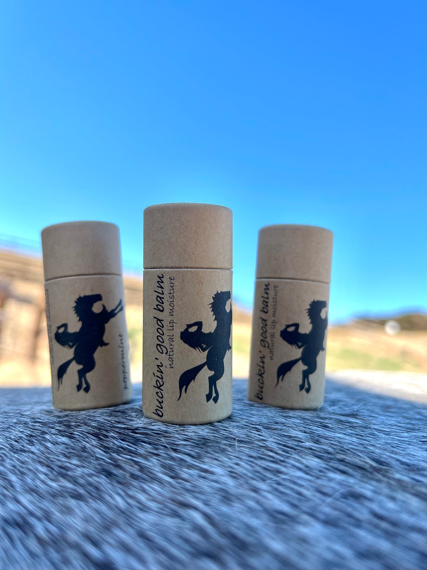 buckin' good lip balms (peppermint or vanilla)